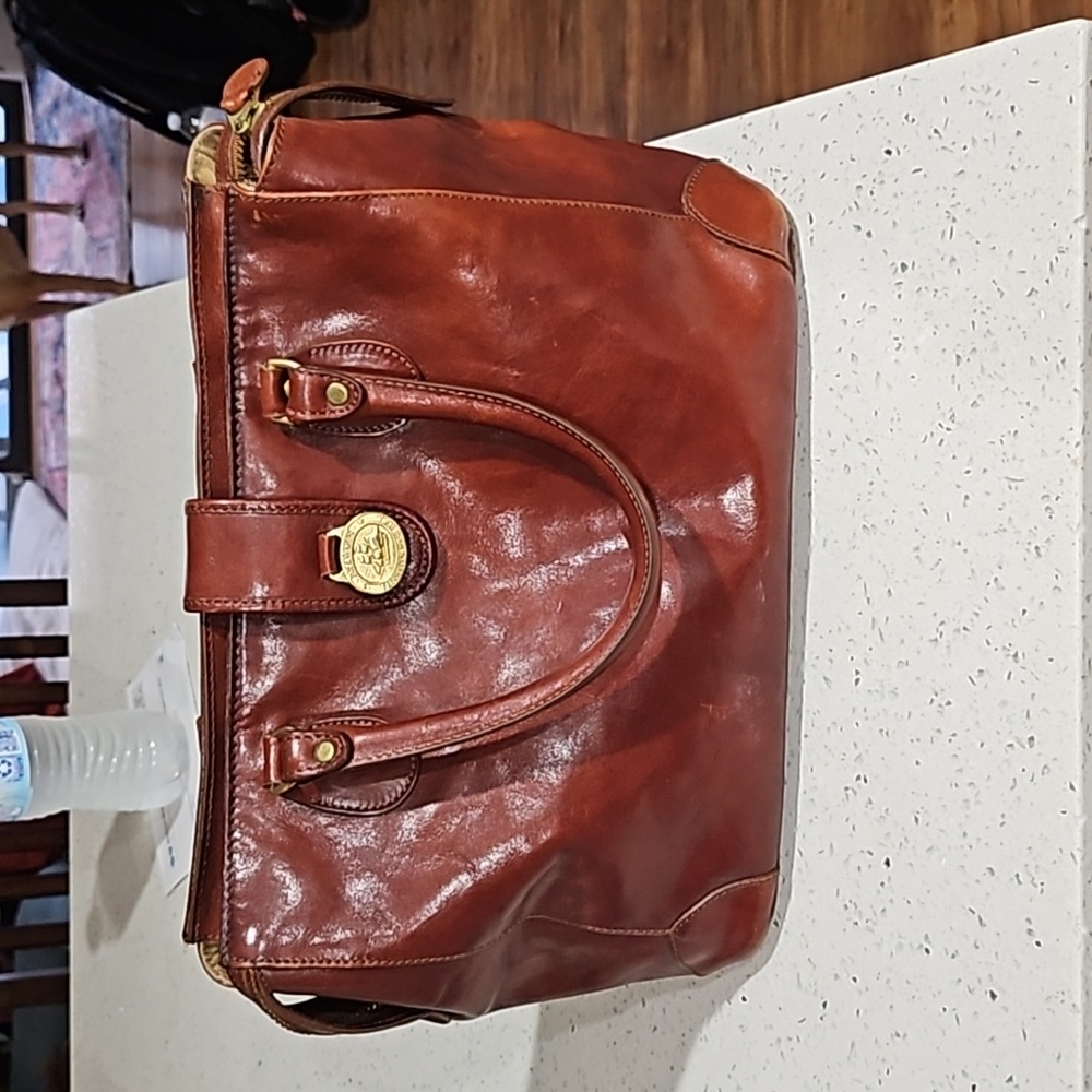 Brahmin Brown Leather Bag